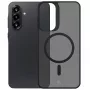 3mk Hardy Hazy MagCase dėklas, skirtas Samsung Galaxy A17/A18 4G/5G, juodas