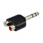 SSQ HA7 adapteris, 2 x RCA lizdas – 6,3 mm stereo jungtis