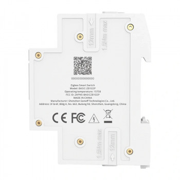 SONOFF BASIC-ZB1GSP „Zigbee“ išmanusis jungiklis, DIN bėgelis, 32 A