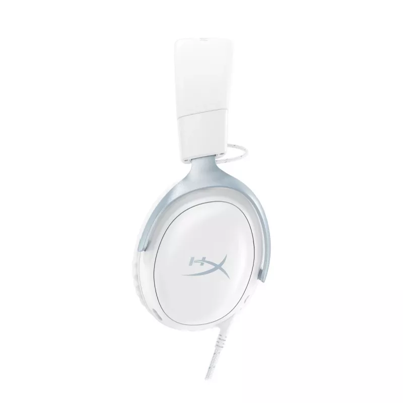 HyperX Cloud III žaidimų ausinės, baltos-mėlynos, DF7F1AA
