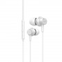 Aiwa ESTM-500W laidinės įdėjamosios ausinės su mikrofonu, 3,5 mm jungtis, baltos