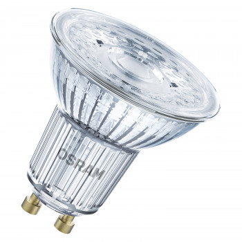 Osram SMART+ MATTER reguliuojamo ryškumo prožektorinė lemputė PAR16 50 GU10, 4,7 W, šiltai balta, Wi-Fi, 45°