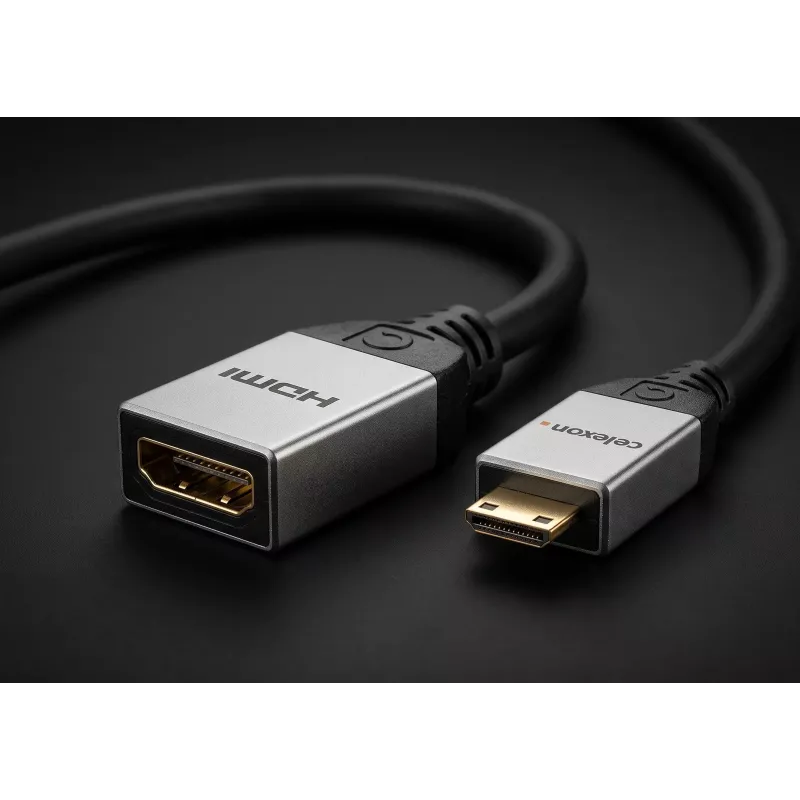 celexon Mini HDMI M/F adapteris su Ethernet, 2.0a/b, 4K, Professional