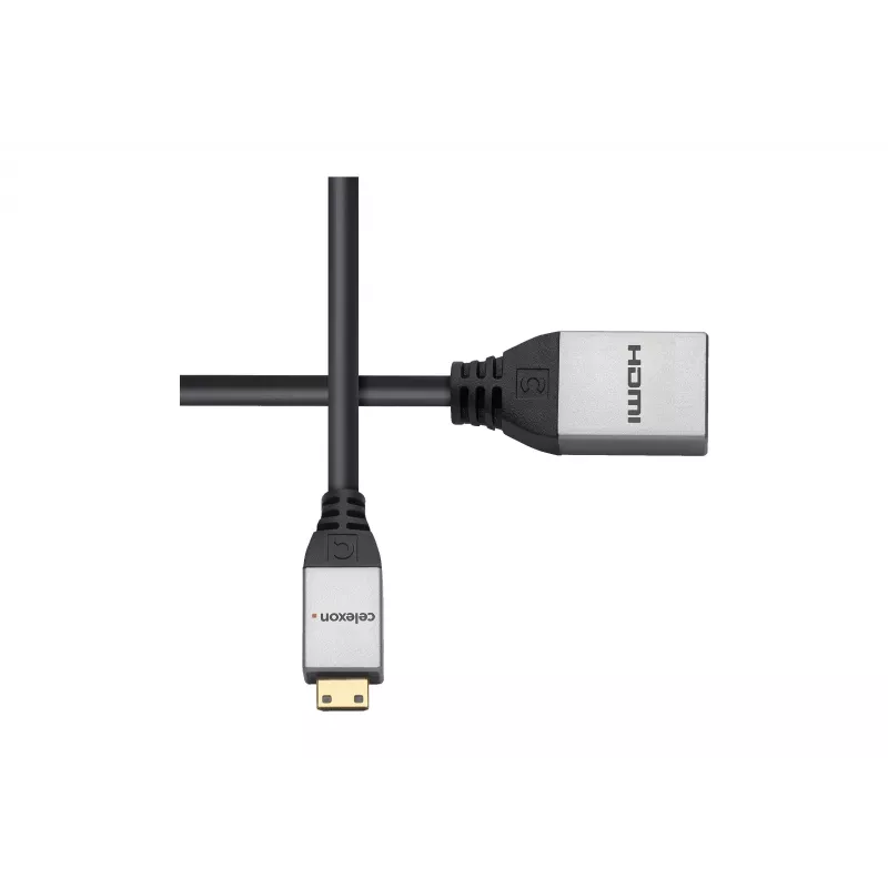 celexon Mini HDMI M/F adapteris su Ethernet, 2.0a/b, 4K, Professional