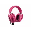 Logitech G PRO X3 LIGHTSPEED belaidės žaidimų ausinės, 2,4 GHz, purpurinės