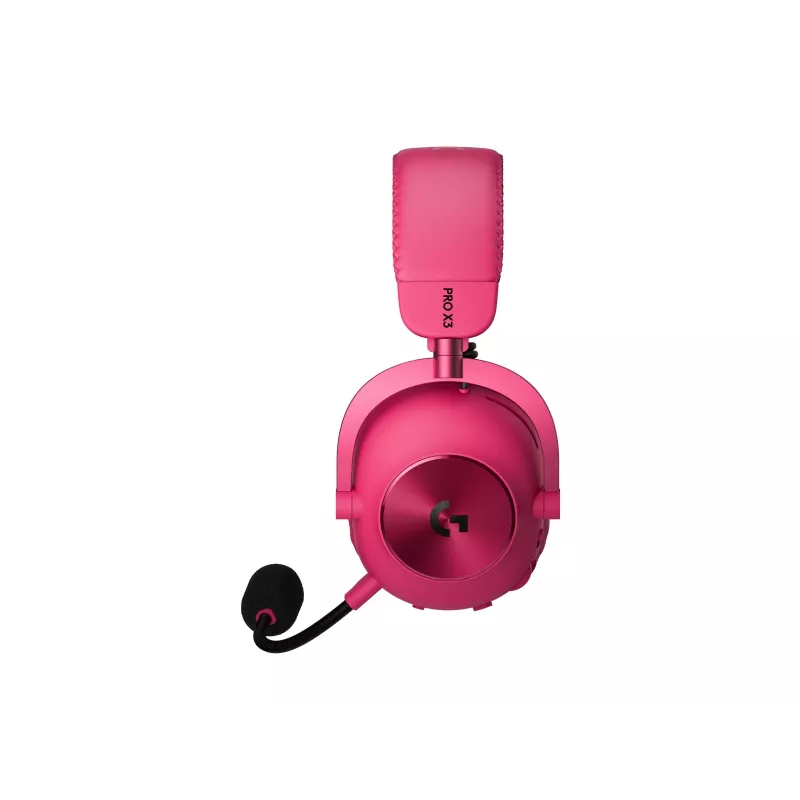 Logitech G PRO X3 LIGHTSPEED belaidės žaidimų ausinės, 2,4 GHz, purpurinės