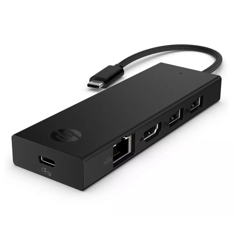 HP nešiojamasis USB-C 4K HDMI šakotuvas (BR1U3AA#ABB)