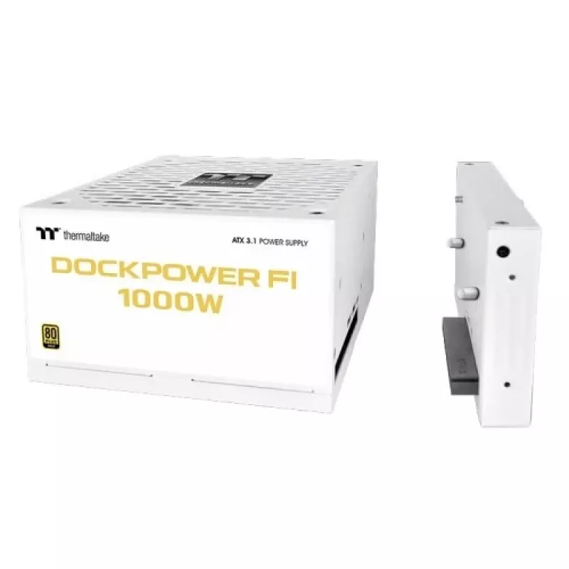 Thermaltake Dockpower FI 1000W kompiuterio maitinimo blokas, 80 PLUS Gold, baltas
