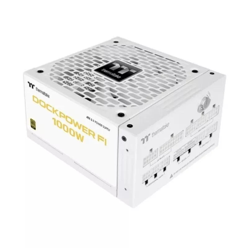 Thermaltake Dockpower FI 1000W kompiuterio maitinimo blokas, 80 PLUS Gold, baltas