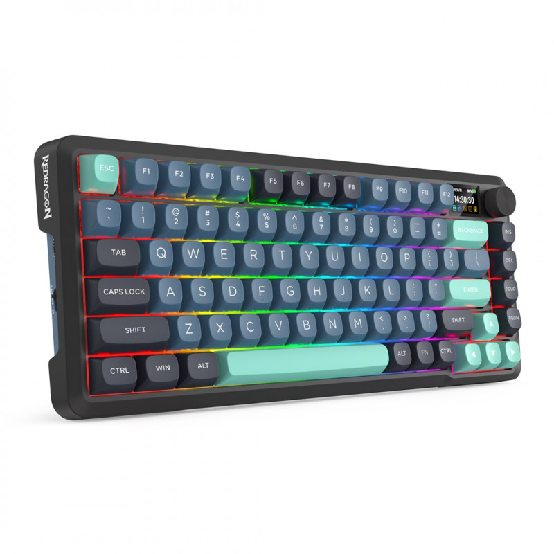 Redragon K724GBG-RGB-PRO Behemoth žaidimų klaviatūra, 75 %, RGB
