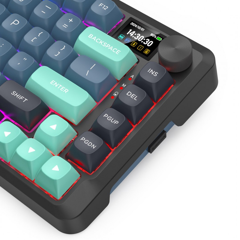 Redragon K724GBG-RGB-PRO Behemoth žaidimų klaviatūra, 75 %, RGB