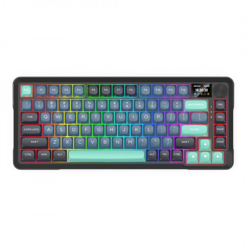 Redragon K724GBG-RGB-PRO Behemoth žaidimų klaviatūra, 75 %, RGB