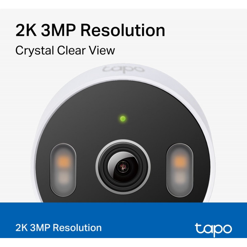 TP-Link Tapo C113 vidaus ir lauko Wi-Fi apsaugos kamera, 3 MP