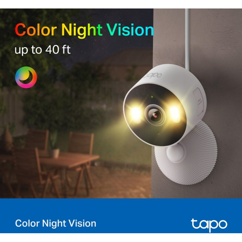 TP-Link Tapo C113 vidaus ir lauko Wi-Fi apsaugos kamera, 3 MP