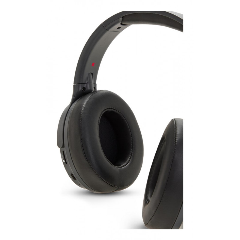 Aiwa HST-250BT belaidės ausinės, pilkos, su mikrofonu, 3,5 mm, Bluetooth 5.0