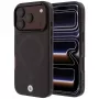 BMW BMW001312 Sign Frosted IML & Metal Logo MagSafe dėklas iPhone 18 Pro / 17 Pro, bordo spalvos