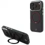 Mercedes Mer008917 Ring Stand Iconic Logo MagSafe dėklas, skirtas iPhone 18 Pro / 17 Pro, bordo spalvos