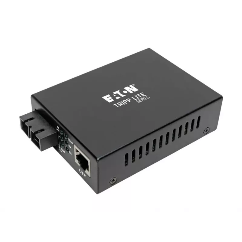 Tripp Lite N785-INT-SC-SM Gigabit vienmodžio šviesolaidžio į Ethernet terpių keitiklis, 10/100/1000, SC, 1310 nm, 20 km