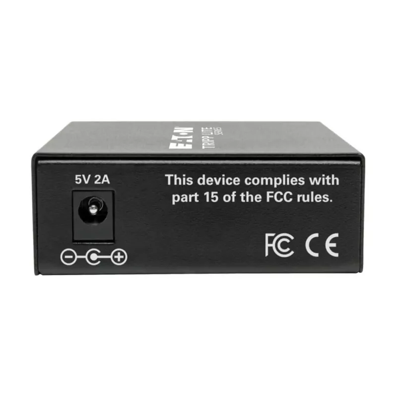 Tripp Lite N785-INT-SC-SM Gigabit vienmodžio šviesolaidžio į Ethernet terpių keitiklis, 10/100/1000, SC, 1310 nm, 20 km