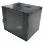 LogiLink W12F64B sieninė serverių spinta 48,30 cm (19″), vienos dalies, 12 U, juodai pilka (RAL7021), 1,2 mm plienas, nesurinkta