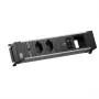 Bachmann POWER FRAME M įmontuojamas elektros lizdų blokas, 2x T13, 1x USB C/C 65 W, 1x CM