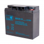 MPL Power Elektro MW Power MW 20-12 UPS akumuliatorius, švino rūgšties AGM, nereikalaujantis priežiūros, 12 V 20 Ah, juodas
