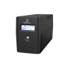 Alantec AP-BK800-02 nepertraukiamo maitinimo šaltinis UPS 800VA/480W, Tower, LCD, 2× CEE 7/3, USB, VRLA 1×9Ah