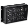 TRENDnet TI-XPG102 pramoninis komutatorius, EN50155, M12, Gigabit PoE+, geležinkeliui, 10 prievadų