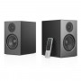Audio Pro A28 Linkplay maitinama stereo garsiakalbių sistema su žemų dažnių refleksu, juoda