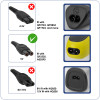 Akyga AK-PD-10 USB įkrovimo kabelis Philips OneBlade, 1,8 m