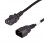 Akyga AK-PC-111A CCA maitinimo ilginamasis kabelis, 3x0,5 mm², IEC C13 / IEC C14, 5 m, juodas