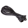 Akyga AK-PC-111A CCA maitinimo ilginamasis kabelis, 3x0,5 mm², IEC C13 / IEC C14, 5 m, juodas