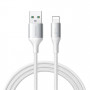 Joyroom S-A28 Flash Series USB-A – Lightning laidas, 2 m, 3 A, baltas