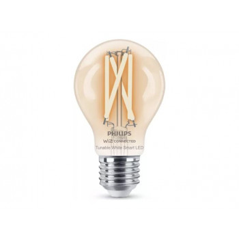 Philips Smart LED Filament A60 lemputė (2 vnt.), E27, 7 W, keičiamos baltos šviesos, Bluetooth, Wi-Fi
