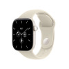 Apple Watch Series 12 GPS + Cellular 42 mm, perlų baltos spalvos keramikos korpusas, smėlio spalvos sportinė apyrankė, M/L