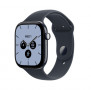 Apple Watch Series 12 GPS + Cellular 46 mm, nakties mėlynos spalvos keramikos korpusas, tamsiai mėlyna sportinė apyrankė, M/L