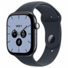Apple Watch Series 12 GPS + Cellular 46 mm, nakties mėlynos spalvos keramikos korpusas, tamsiai mėlyna sportinė apyrankė, M/L