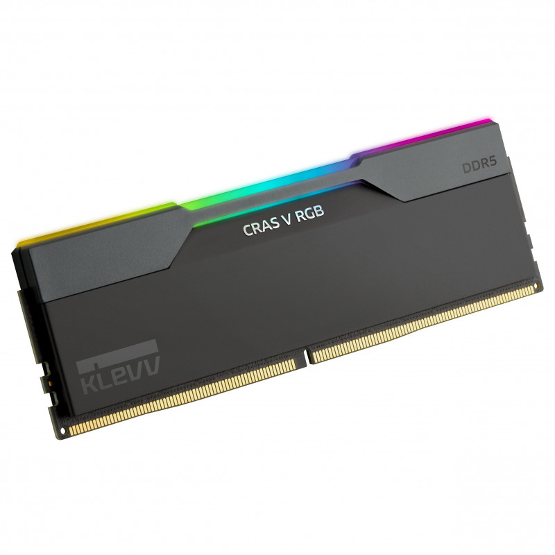 Klevv Cras V RGB KD5AGUA80-64B300G DDR5-6400 CL30 32 GB (2 x 16 GB) atminties rinkinys, juodas