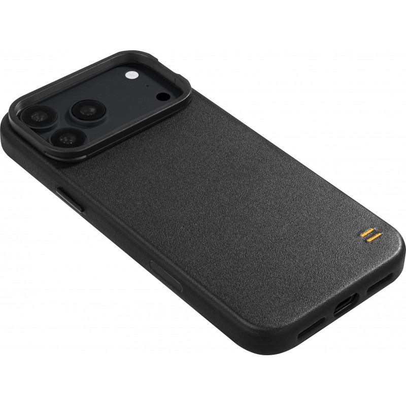 LAUT Lux Edge dėklas Apple iPhone 18 Pro / 17 Pro, MagSafe, anglies juodumo