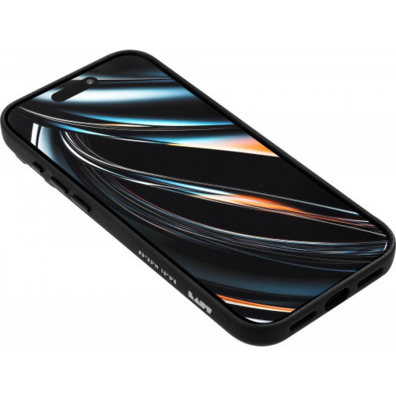 LAUT Lux Edge dėklas Apple iPhone 18 Pro / 17 Pro, MagSafe, anglies juodumo