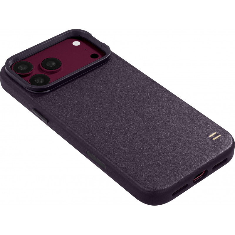 LAUT Lux Edge dėklas Apple iPhone 18 Pro Max / 17 Pro Max, MagSafe, deep plum