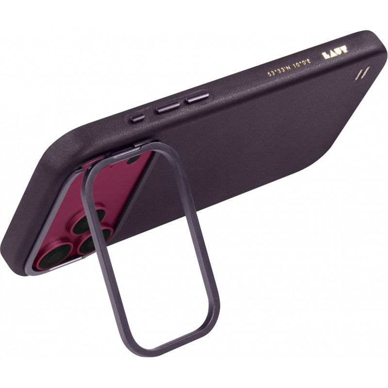 LAUT Lux Edge dėklas Apple iPhone 18 Pro Max / 17 Pro Max, MagSafe, deep plum