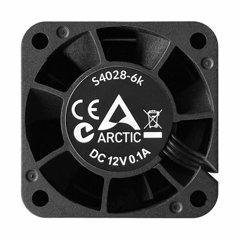 Arctic S4028-6K ACFAN00273A serverio ventiliatoriai, 40 x 40 x 28 mm, 6000 aps./min. (5 vnt.)