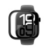 AmazingThing Radix Glass apsauginis dėklas Apple Watch 42 mm, grūdintas stiklas, juodas