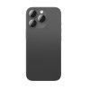 AmazingThing AR Aluminum 3 Lens Glass kameros objektyvų apsauga su rėmeliu, skirta iPhone 16 Pro / 16 Pro Max, juoda