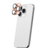 AmazingThing Aviation-Grade Alloy grūdinto stiklo kameros objektyvų apsauga, skirta iPhone 16 Pro / 16 Pro Max, rožinio aukso spalvos