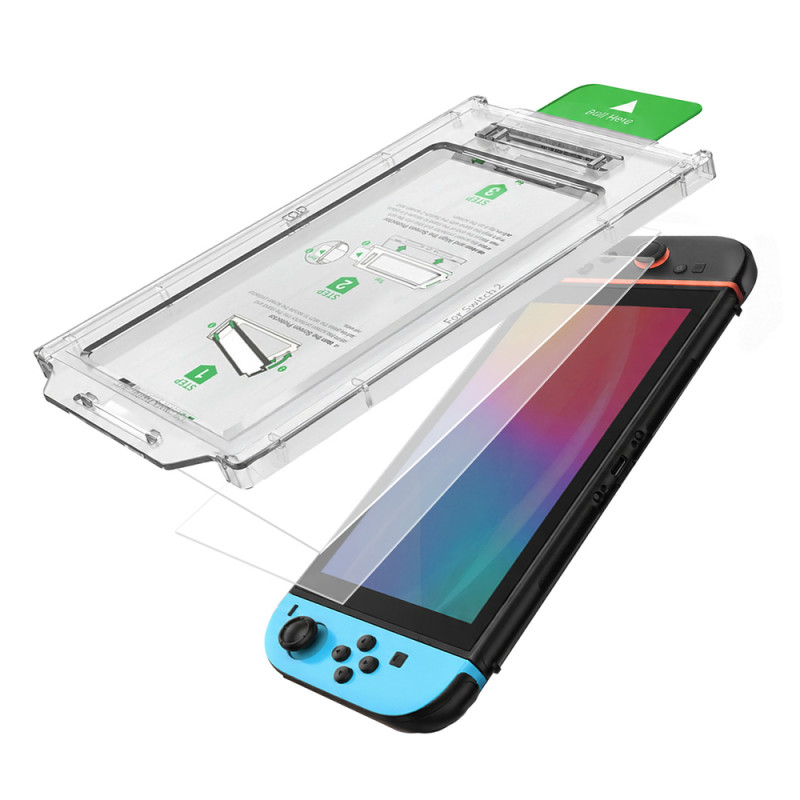 AmazingThing Radix Full Glass grūdintas stiklas, skirtas Nintendo Switch 2 (2 vnt.)