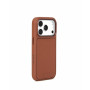 Mujjo Troubadour modulinis odinis dėklas, skirtas Apple iPhone 18 Pro / 17 Pro, su MagSafe, šviesiai rudas
