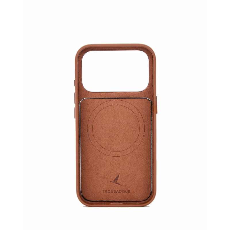 Mujjo Troubadour modulinis odinis dėklas, skirtas Apple iPhone 18 Pro / 17 Pro, su MagSafe, šviesiai rudas