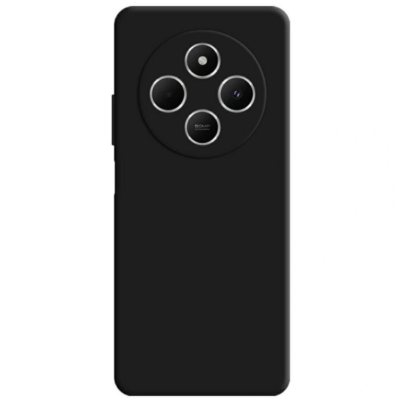 3MK Silicone Case telefono dėklas Xiaomi Redmi 14C / Redmi A4 5G, juodas
